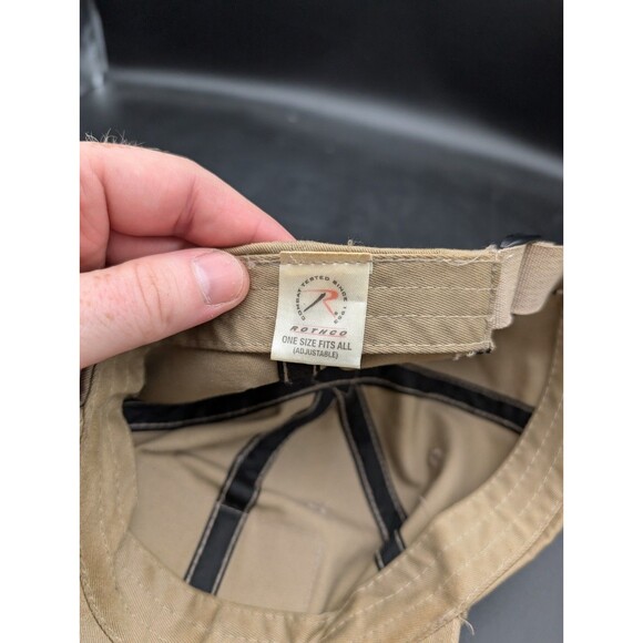 Rothco Military Hat StrapBack Tactical Cap EUC American Flag Patch Lot of 2 - Picture 7 of 13